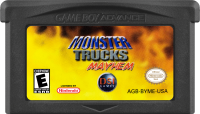 Monster Trucks Mayhem GameBoy Advance US box art